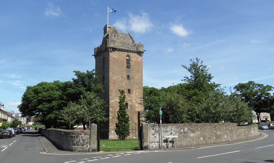 A photograph of St John's Tower