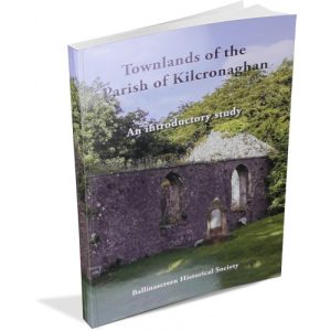 This study of Kilcronaghan’s 22 townlands is a treasure chest of information for anyone interested in the parish, the central village of which is Tobermore. It brings together references to previously published material and links it with original information and stories from its people. This full colour book is presented in quarto format, with 236 pages. Here you can study everywhere from Ballinderry to Mormeal and from Tamnyaskey to Coolsaragh! There are dozens of colour photographs, maps, graphs and charts together with hundreds of footnotes and references.