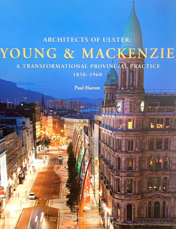 This book published by the Ulster Architectural Heritage Society, details the work of Ulster architectural practice Young & MacKenzie from 1850-1960. Dr Paul Harron a Belfast-based architectural historian, documents the prolific work of this architectural and civil engineering practice which was instrumental to the transformation of Ulster’s built environment. This is a high quality and attractive book, featuring over 600 images and would make a lovely gift, appealing to those who are interested in buildings and history.
